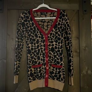 Animal print cardigan. Forever 21. Size Small.